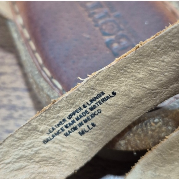 Born Leather Slide Sandals - Picture 6 of 7